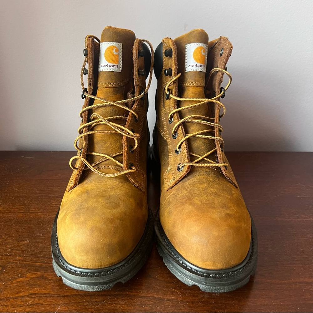 Carhartt CMW6220 Waterproof 6-Inch Steel Toe Work Boot Brown Men's 9 Brand NIB - Picture 2 of 13